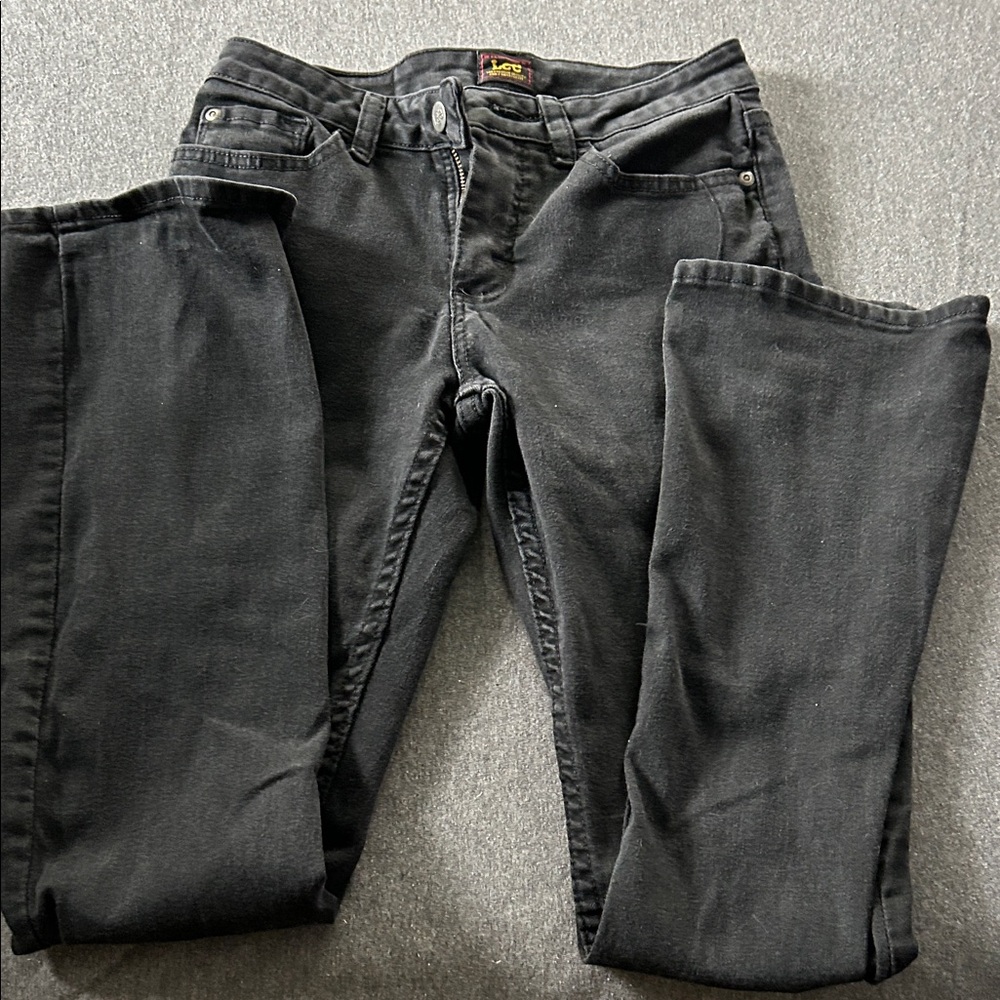 Lee Women's Black Straight Leg Jeans